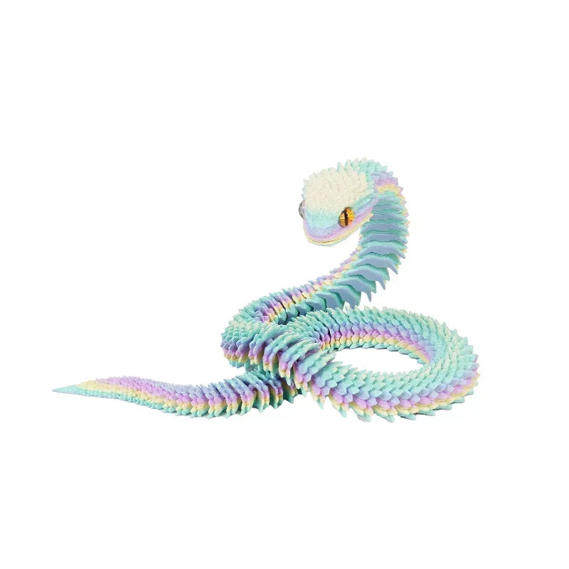 Serpentine 3D Art Sculpture