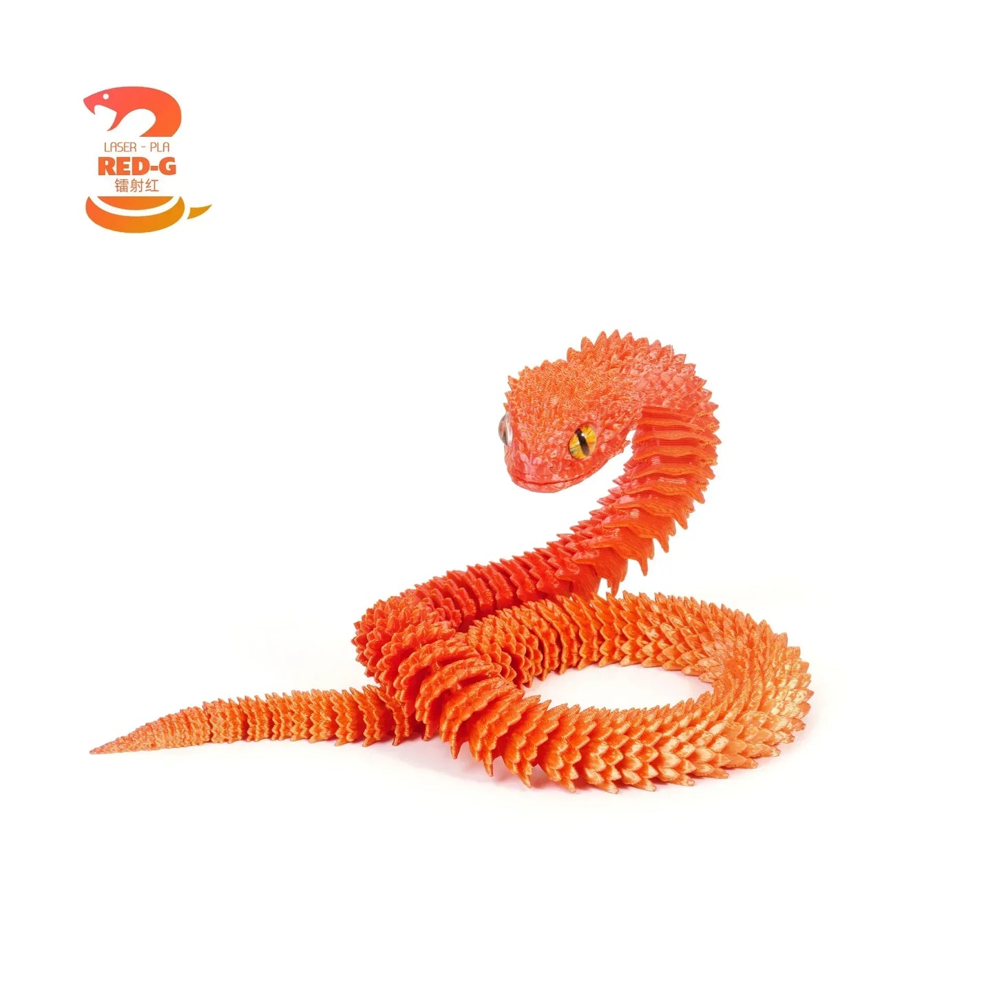 Serpentine 3D Art Sculpture
