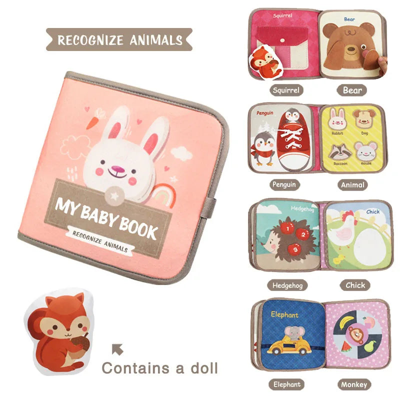 TactiLearn 3D Felt Activity Book
