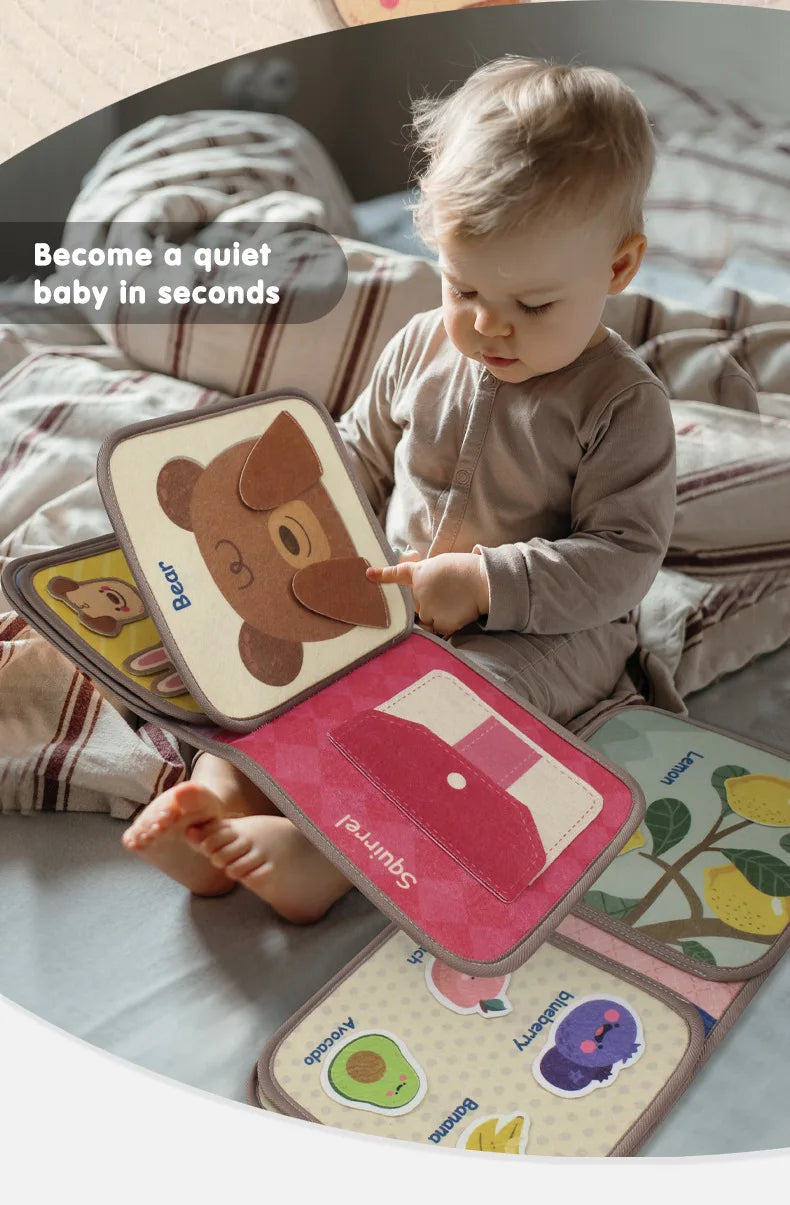 TactiLearn 3D Felt Activity Book