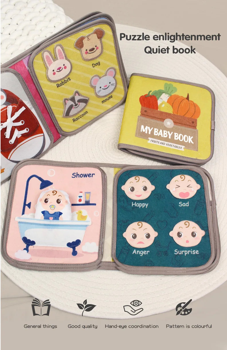 TactiLearn 3D Felt Activity Book
