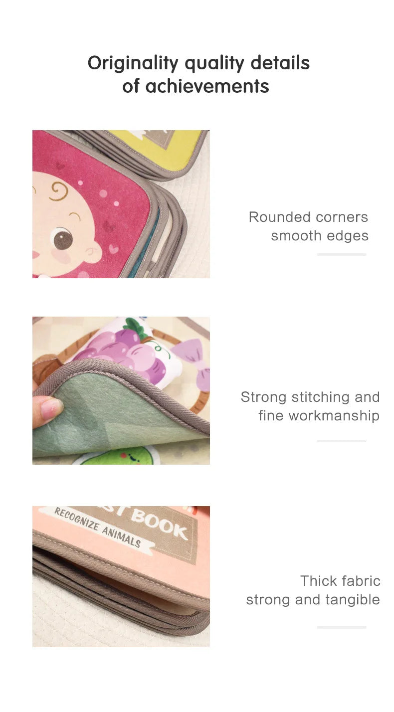 TactiLearn 3D Felt Activity Book