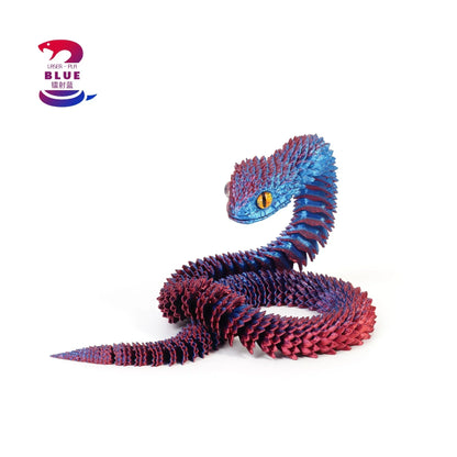 Serpentine 3D Art Sculpture