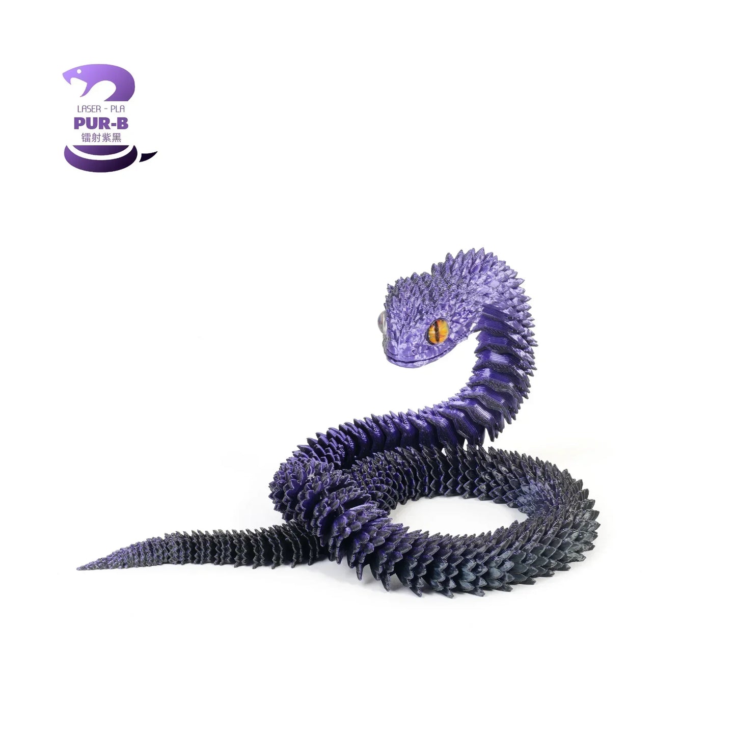 Serpentine 3D Art Sculpture