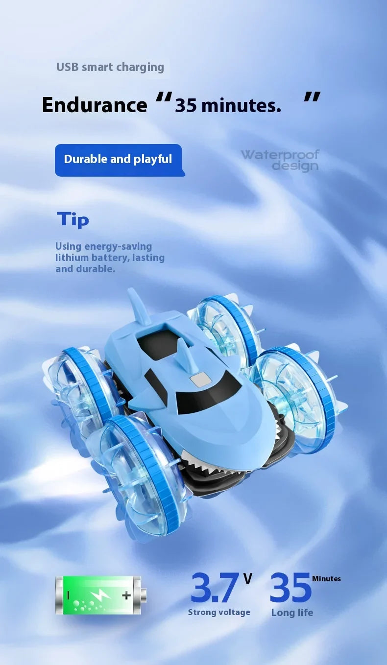 SharkTumbler 360 Stunt RC Car