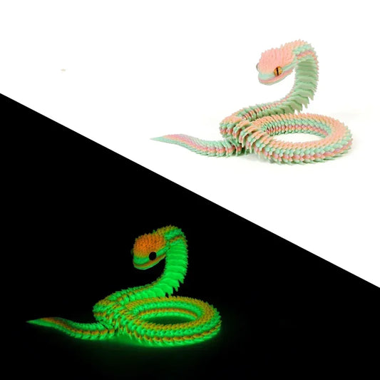 Serpentine 3D Art Sculpture