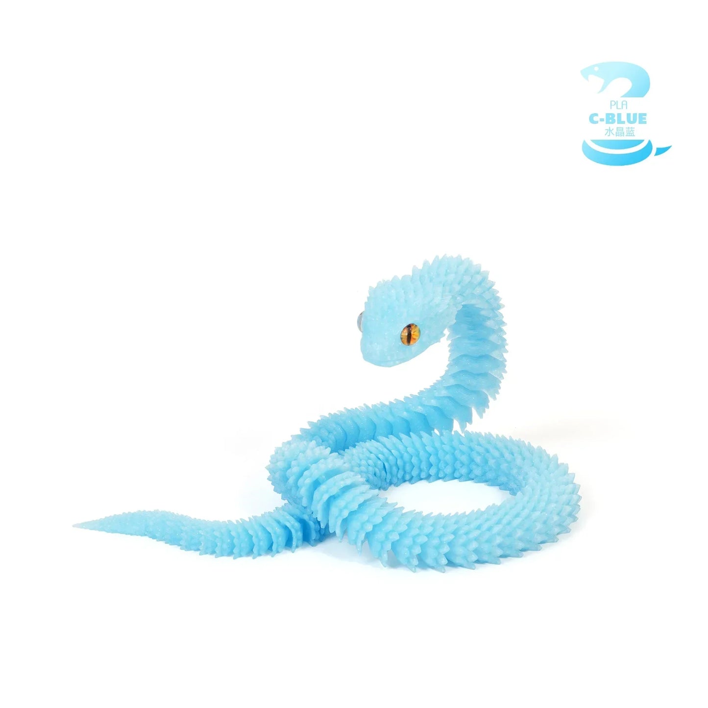 Serpentine 3D Art Sculpture