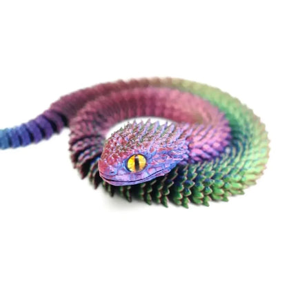 Serpentine 3D Art Sculpture
