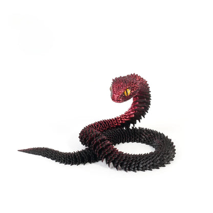 Serpentine 3D Art Sculpture