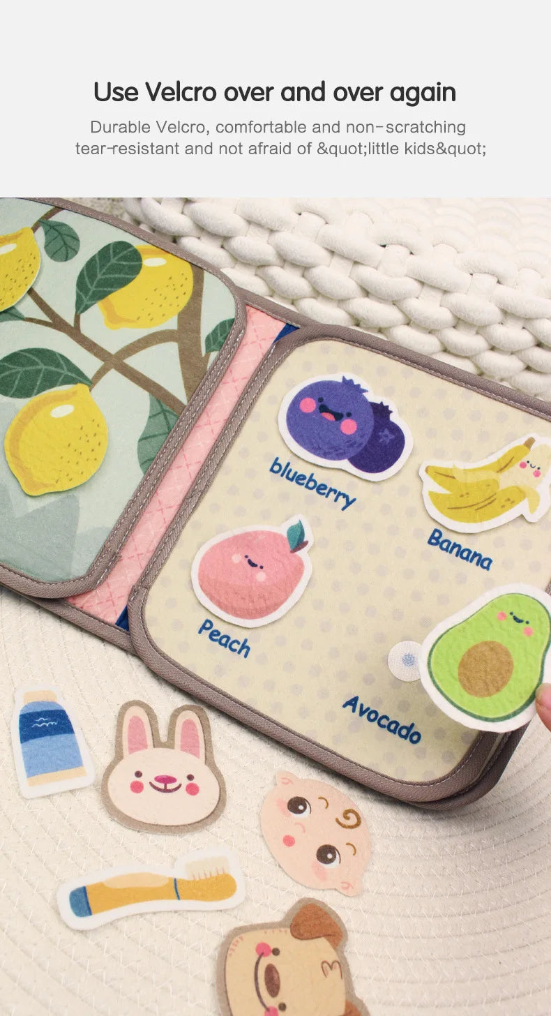 TactiLearn 3D Felt Activity Book