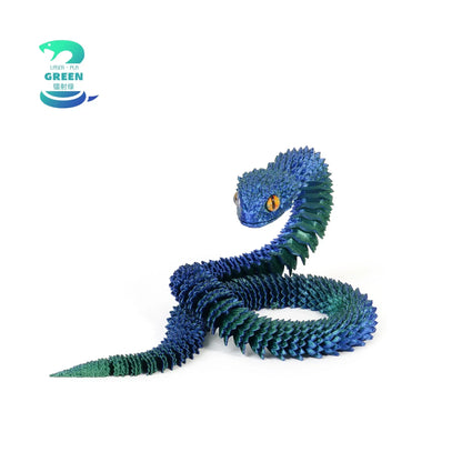 Serpentine 3D Art Sculpture
