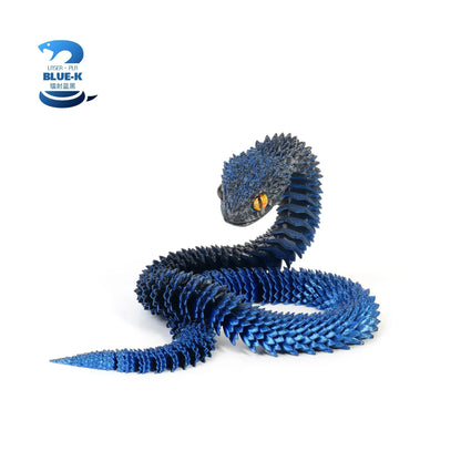 Serpentine 3D Art Sculpture