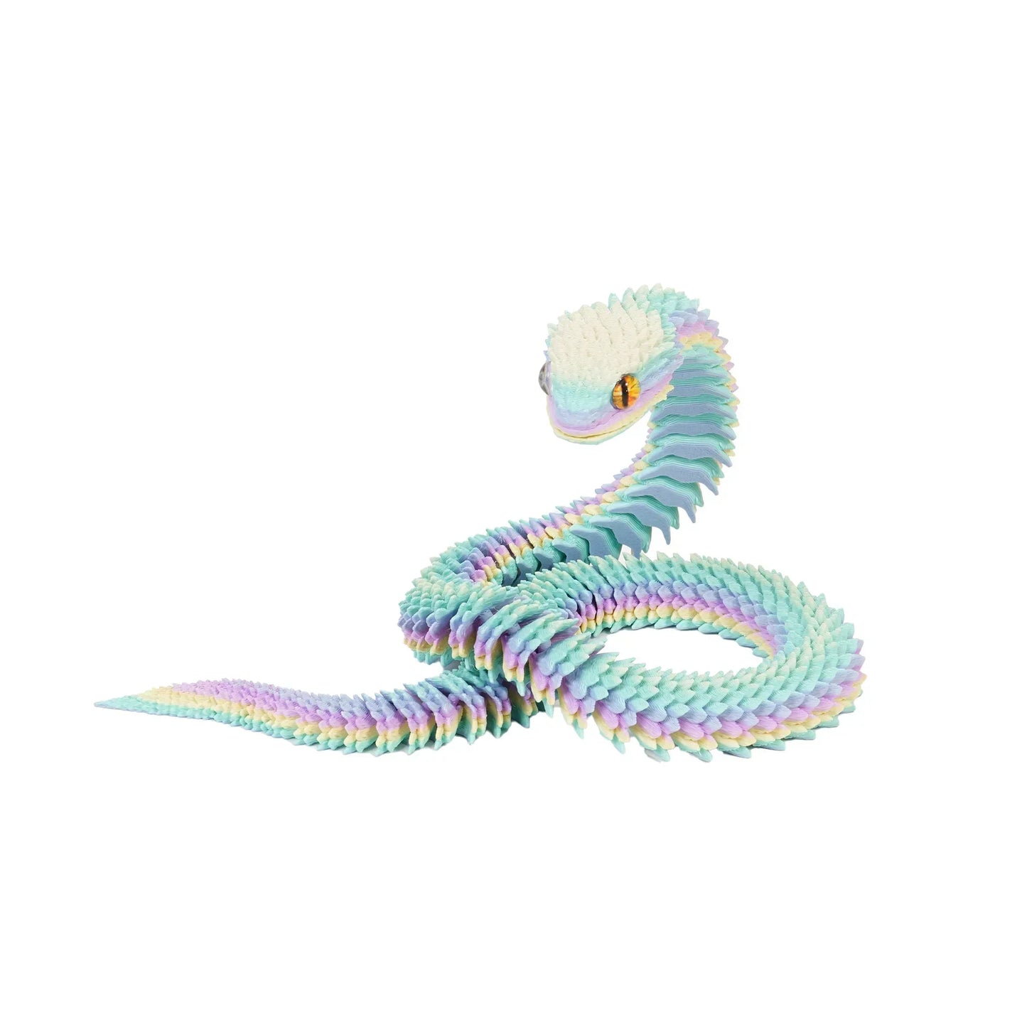 Serpentine 3D Art Sculpture