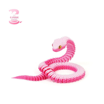 Serpentine 3D Art Sculpture
