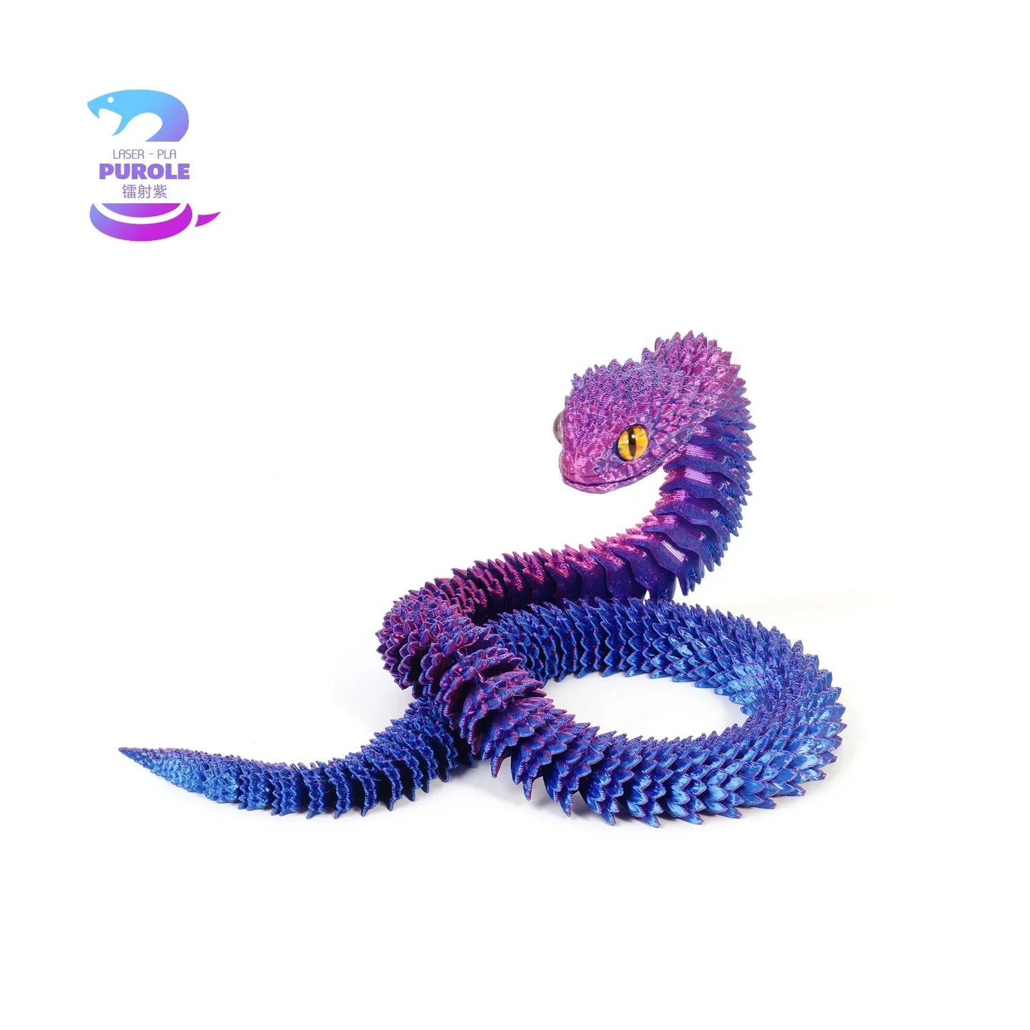 Serpentine 3D Art Sculpture