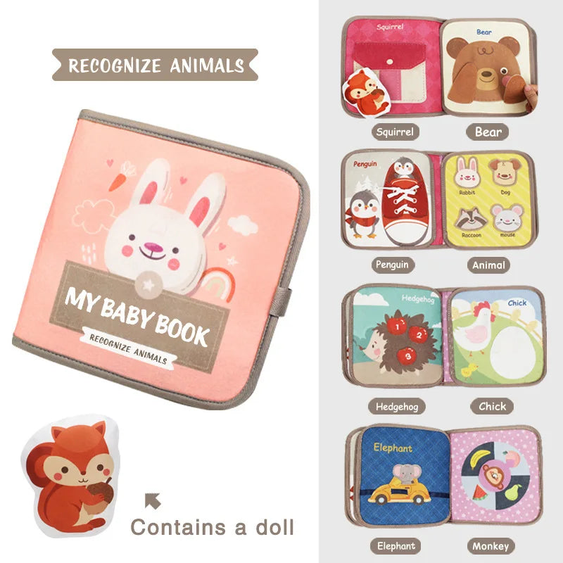TactiLearn 3D Felt Activity Book