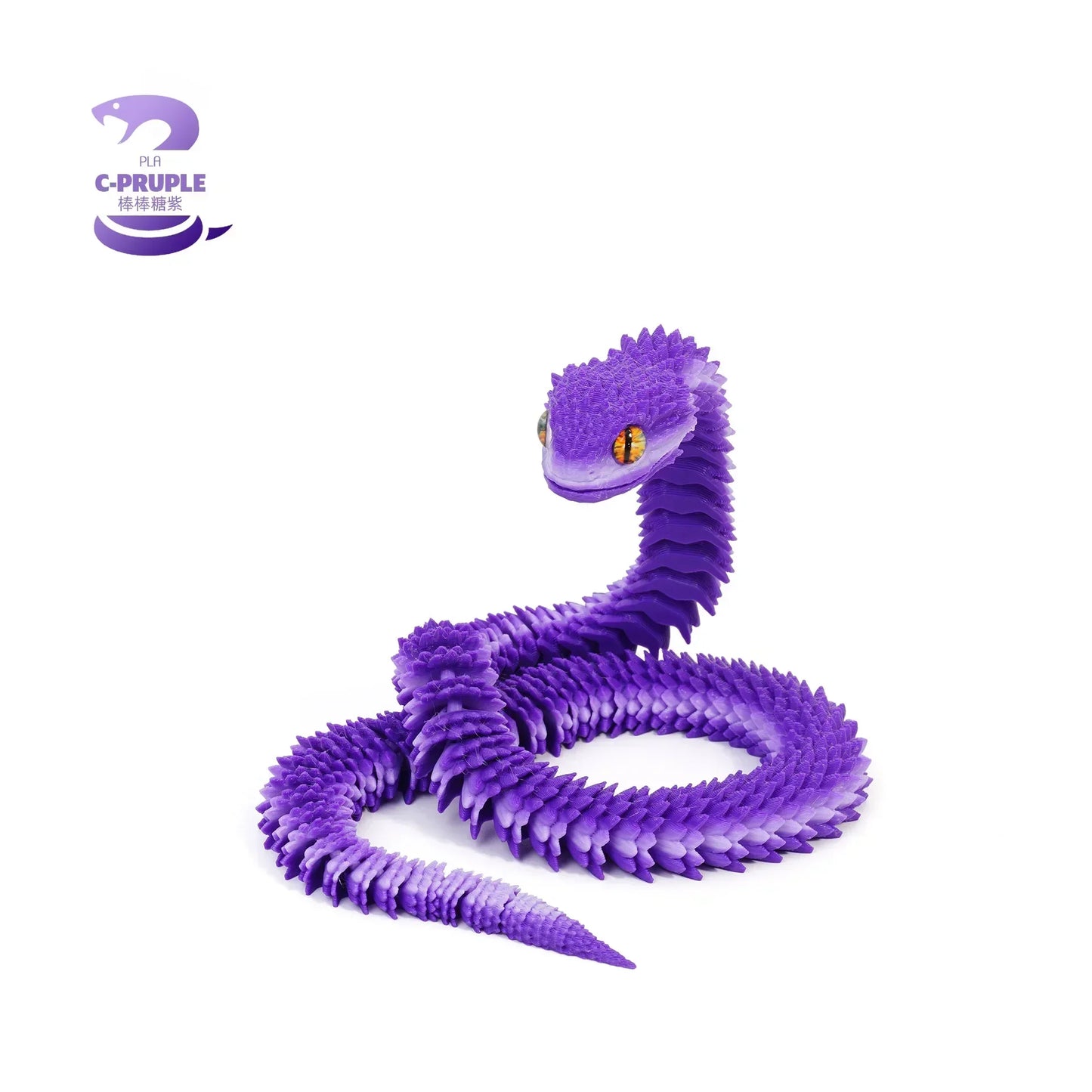 Serpentine 3D Art Sculpture