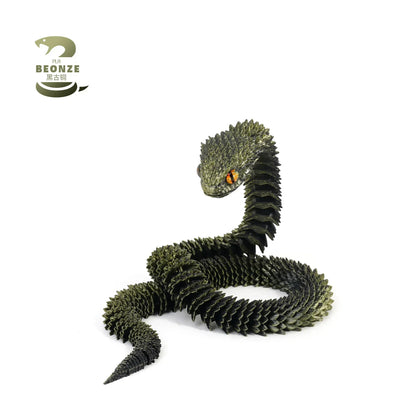 Serpentine 3D Art Sculpture