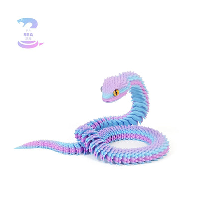 Serpentine 3D Art Sculpture
