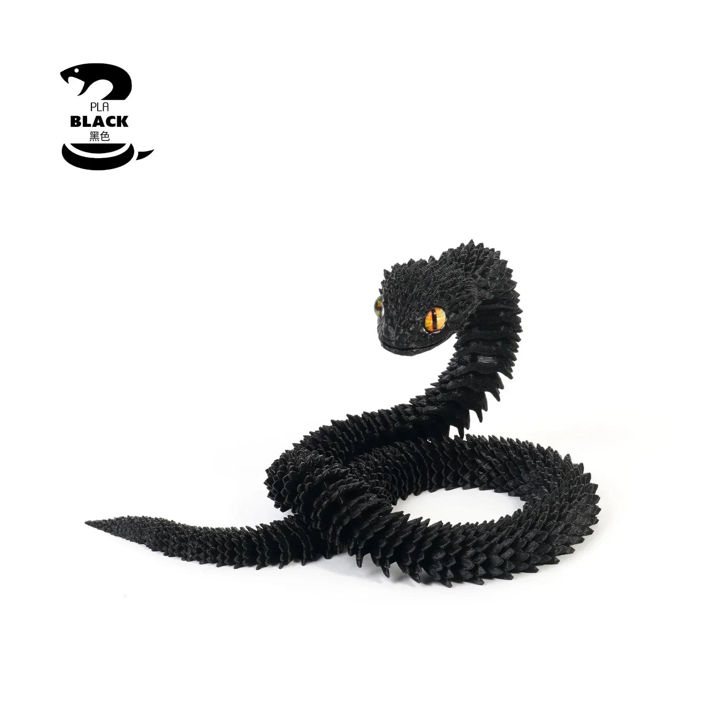 Serpentine 3D Art Sculpture